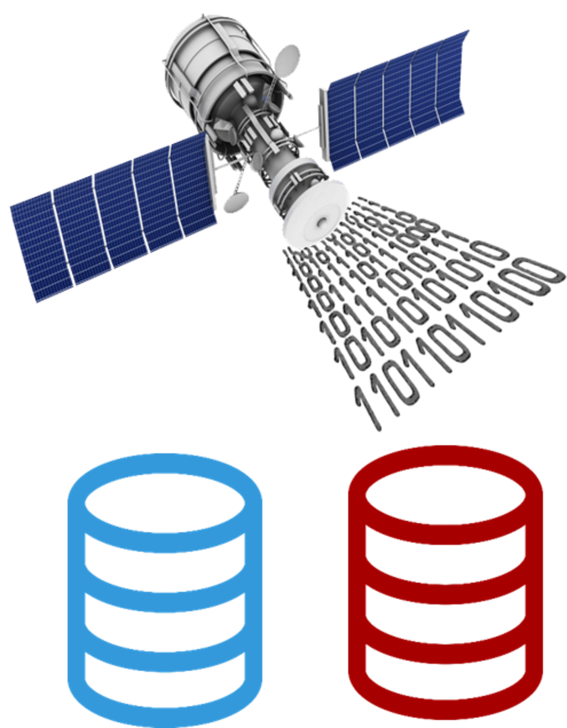 Symbolic image to highlight the data transfer