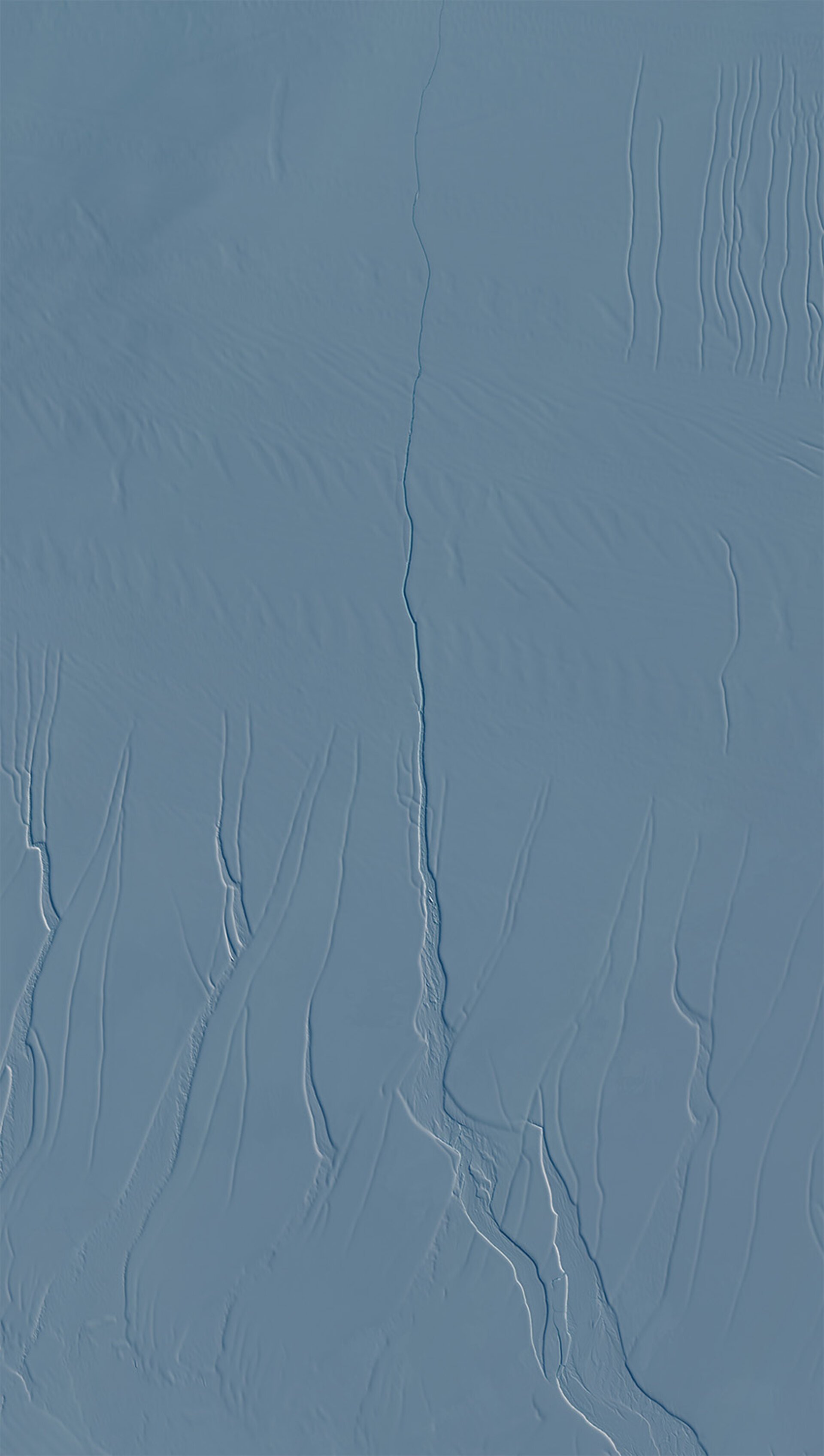 Ice crack seen by Sentinel-2A