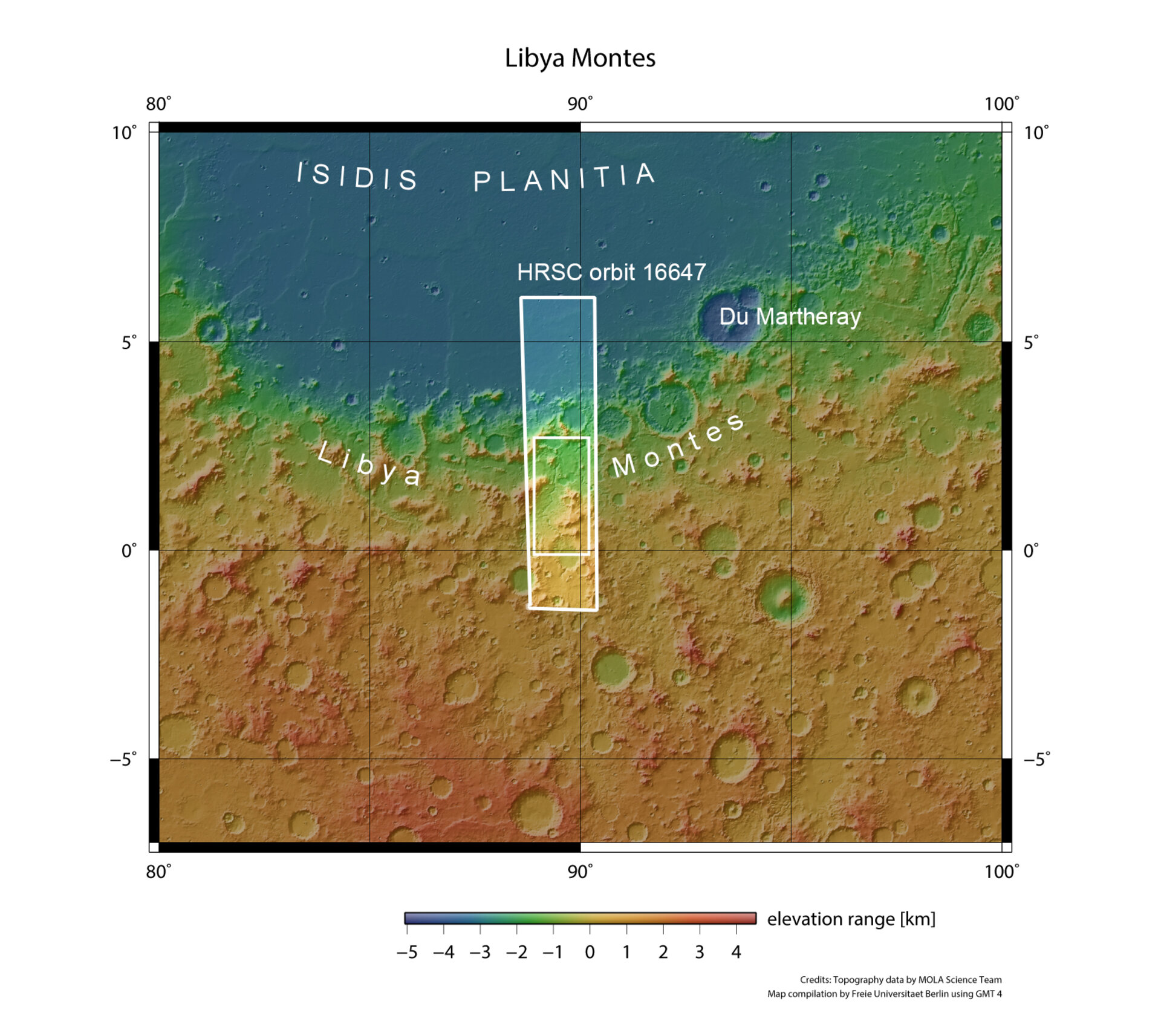 Libya Montes in context