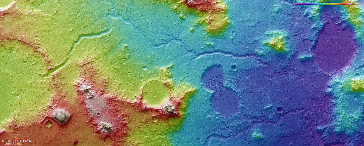 Libya Montes topography