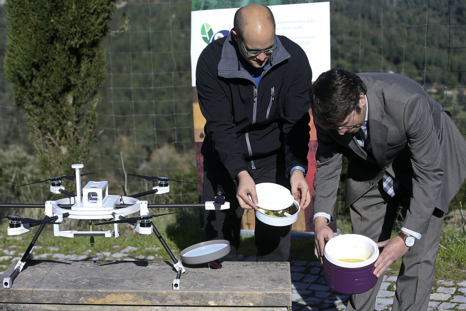 Preparação do drone