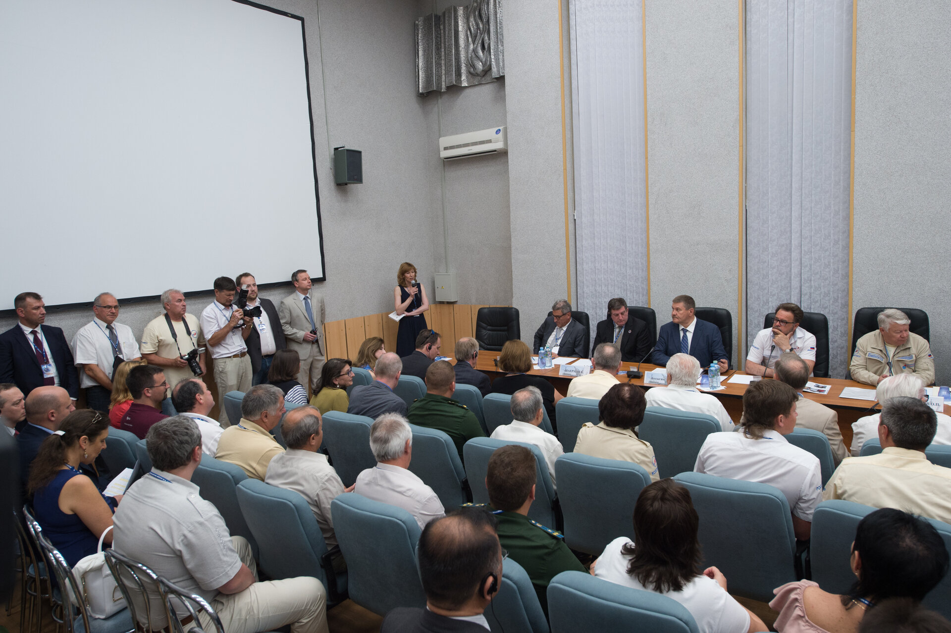 Russian State Commission's meeting to approve the Soyuz launch 