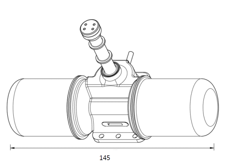 Technical Drawing of a Small Scale Cooler