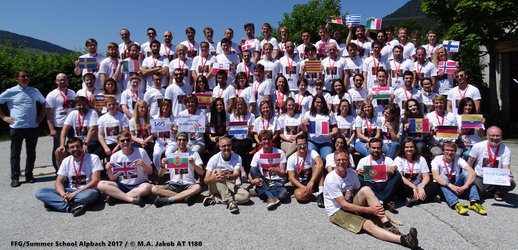 Alpbach Summer School 2017 participants