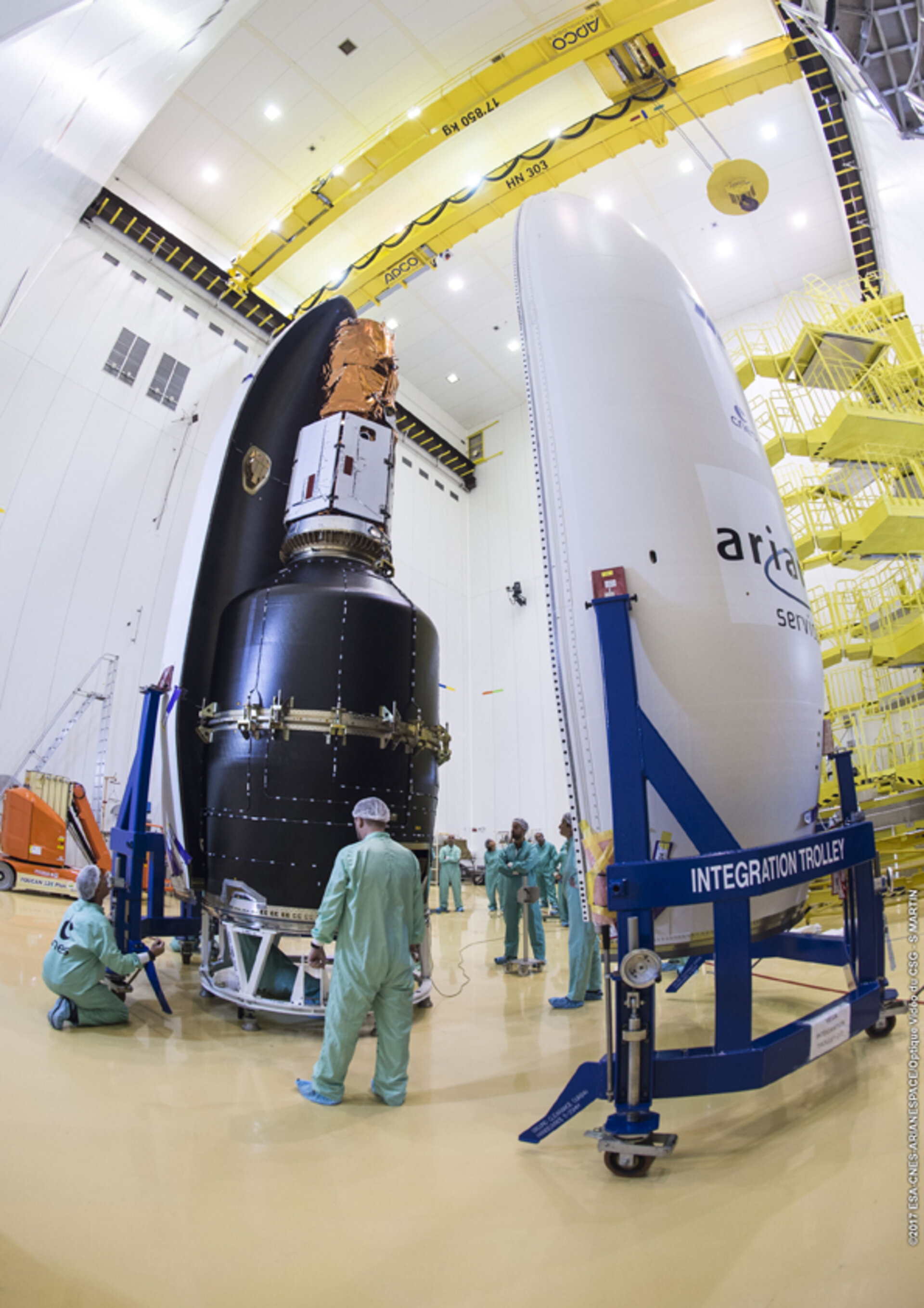 ESA - Protective fairing encases the payload