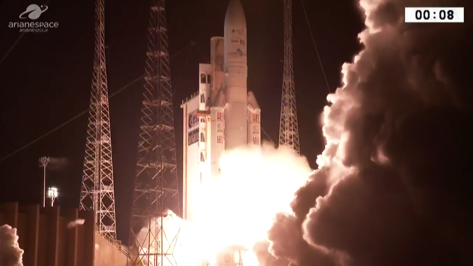 Ariane 5 liftoff