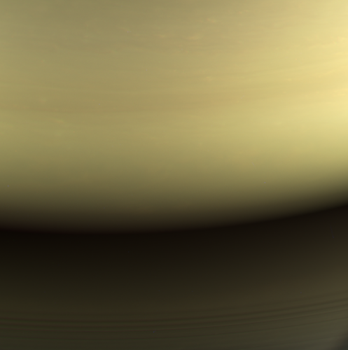 Cassini's final image – natural colour view