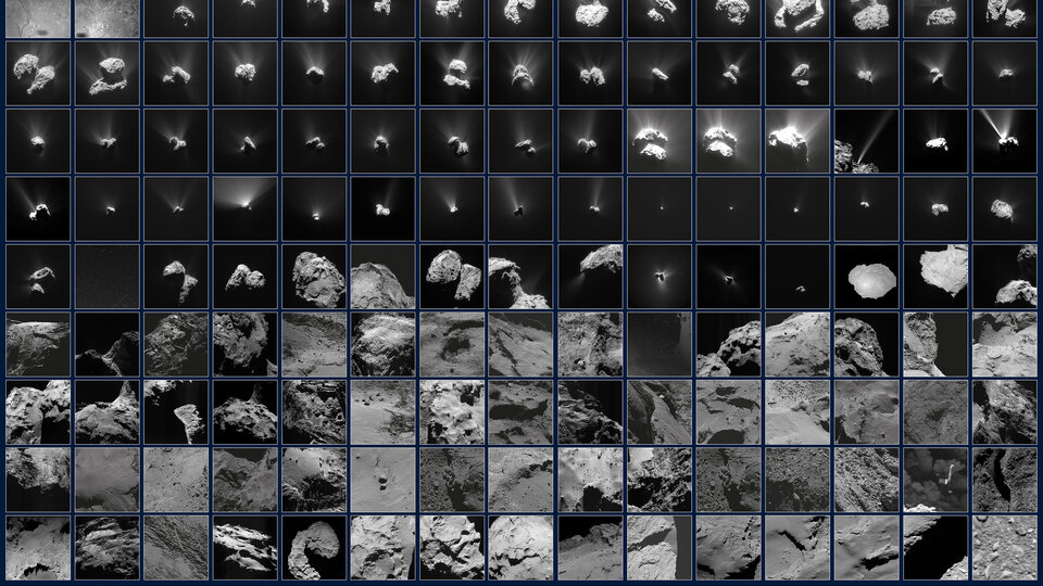 Rosetta’s ever-changing view of a comet