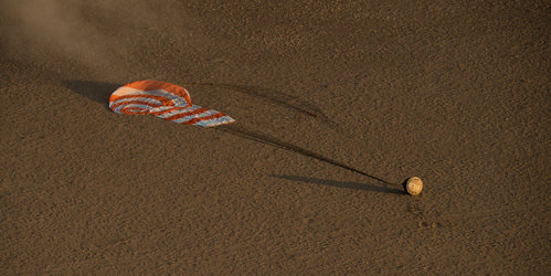 Soyuz MS-04 landing