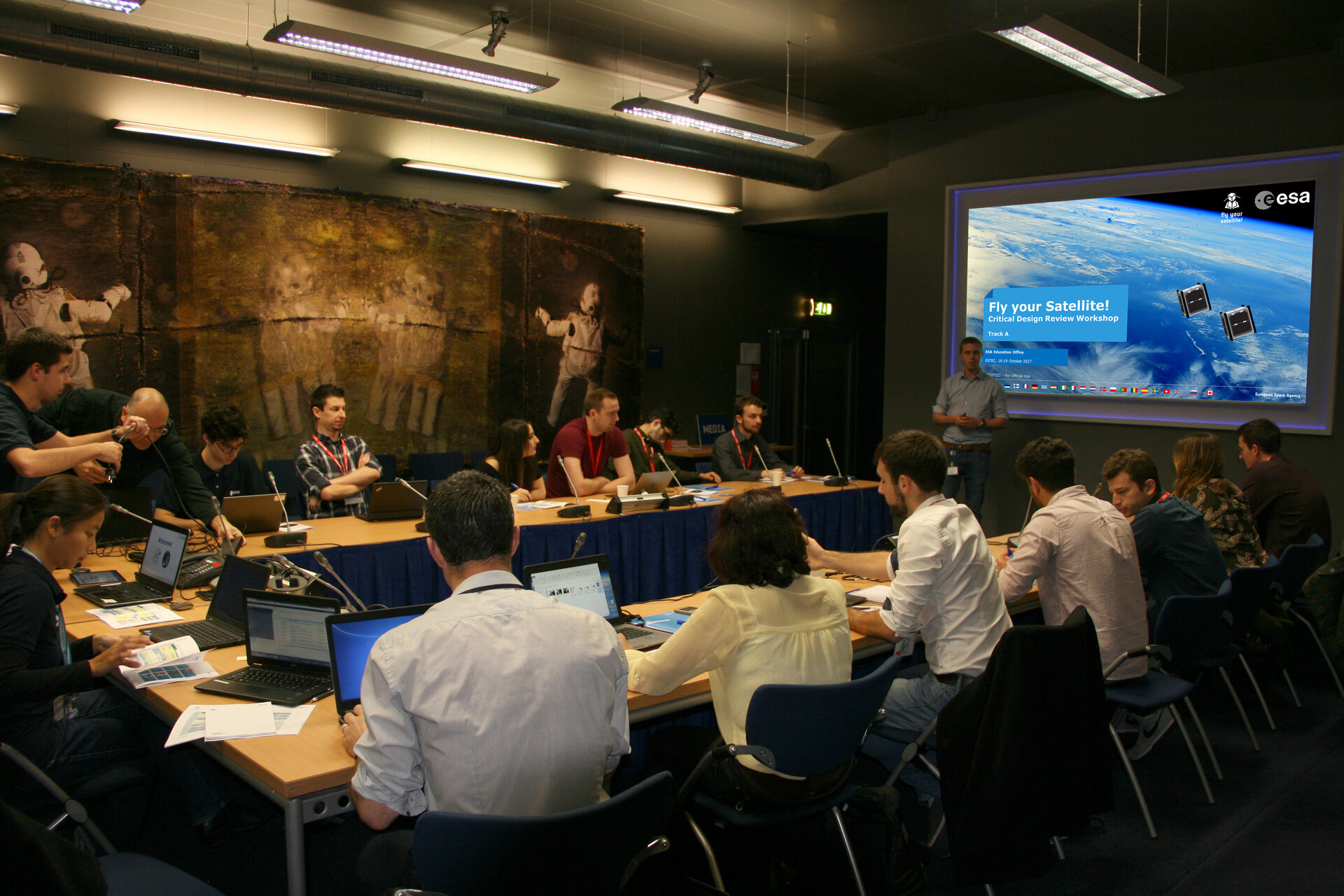 CELESTA and UoS3 attending the CDR Workshop at ESTEC