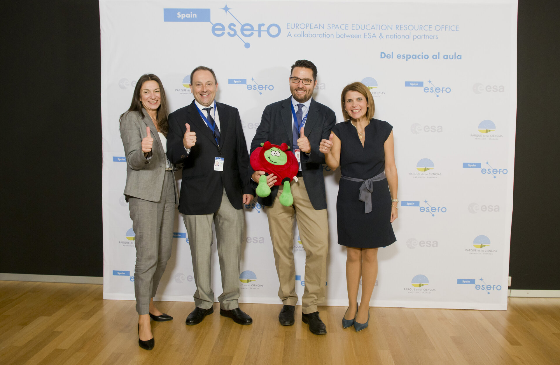 Esa Education and Esero Spain team