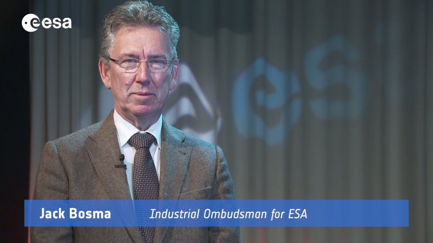 Jack Bosma, ESA's Industrial Ombudsman