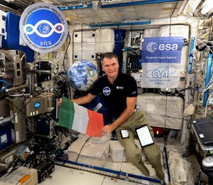 Paolo on the ISS