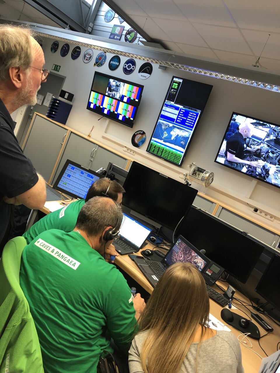 Analog-1 science team at European Astronaut Centre