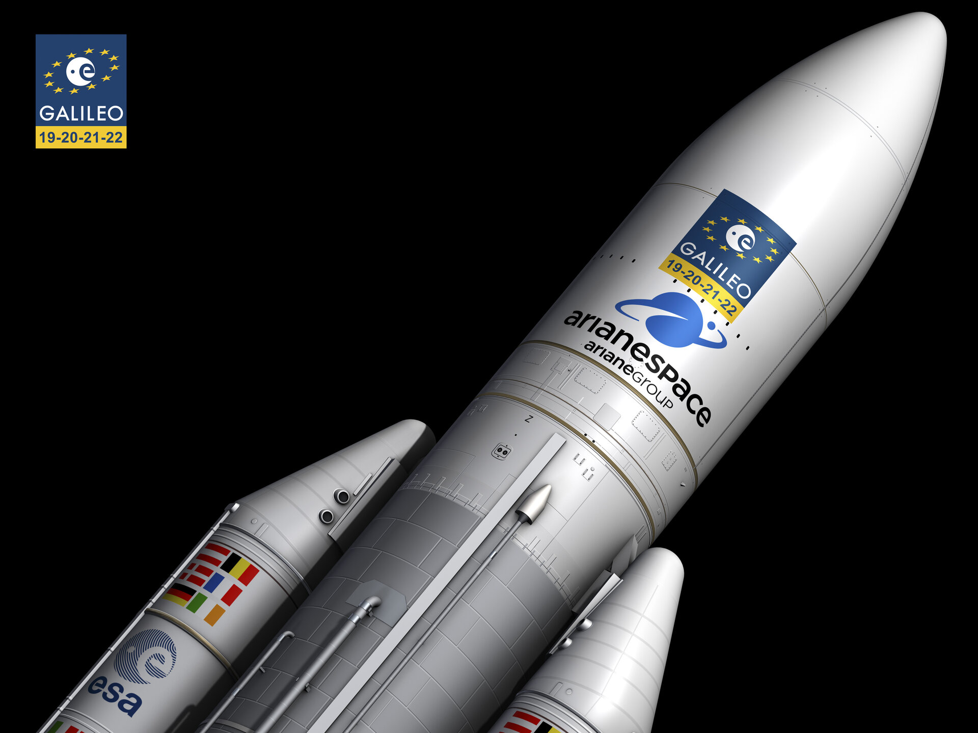 Ariane 5 carrying Galileo satellites