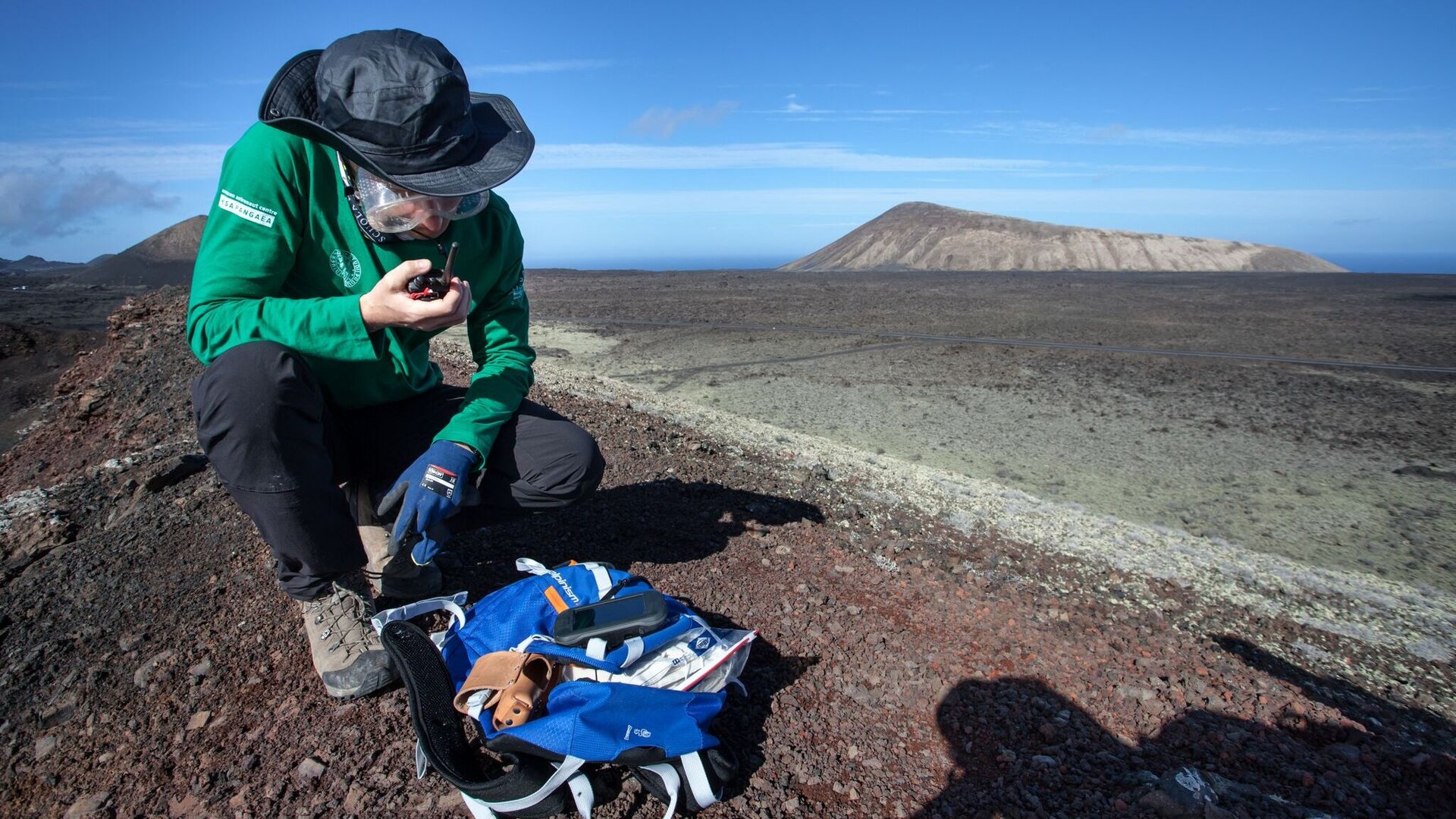 Astronaut training in Lanzarote