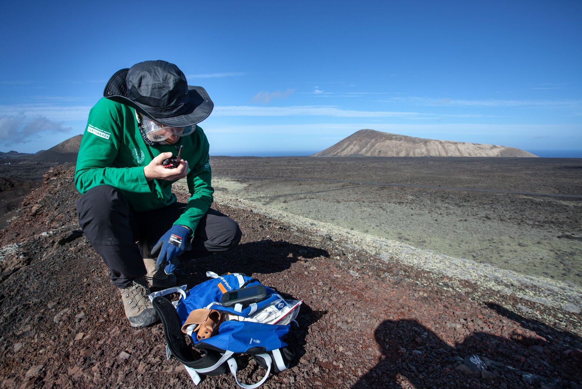 Astronaut training in Lanzarote