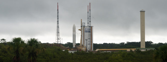 Ariane 5 on launch zone
