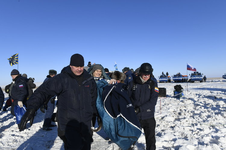 Paolo Nespoli back on Earth