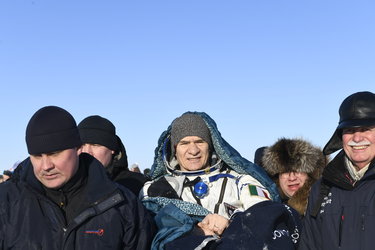 Paolo Nespoli back on Earth