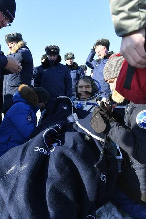 Paolo Nespoli back on Earth