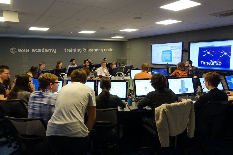 Students during workshop