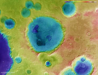 Neukum Crater topography