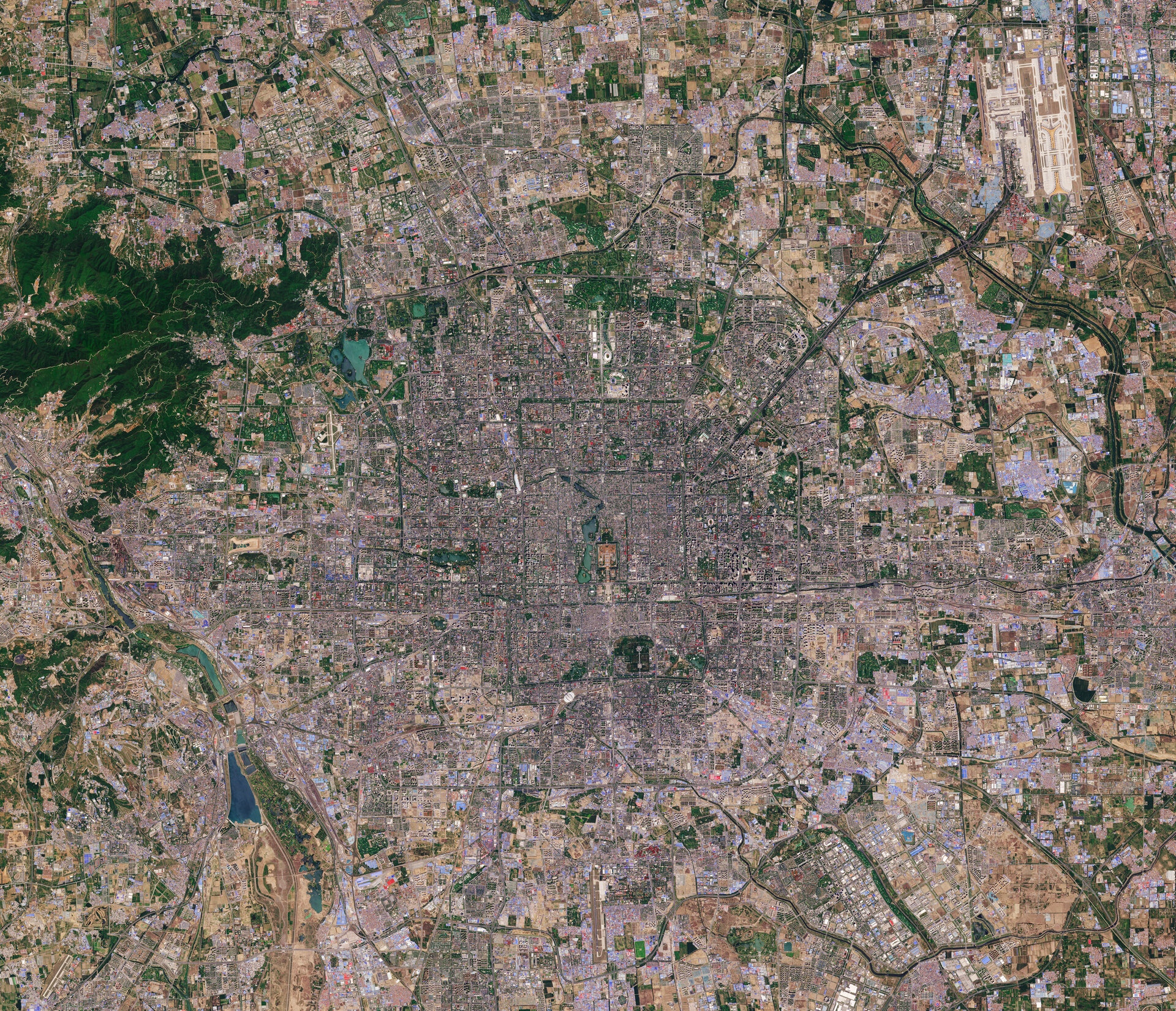 Pechino, immagine Sentinel-2