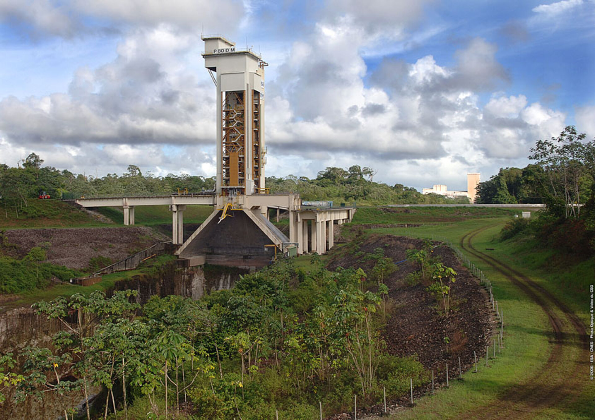 Static firing test stand