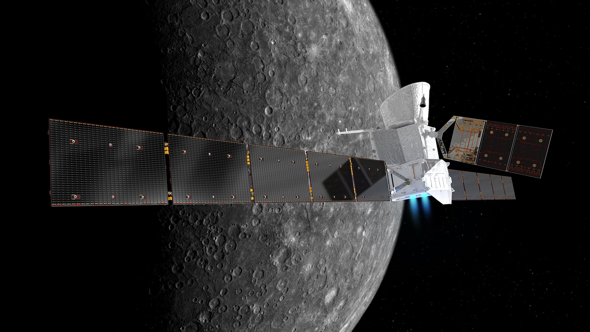 BepiColombo auf der Merkur