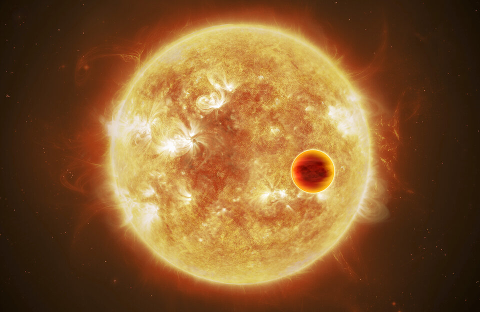 Hot exoplanet