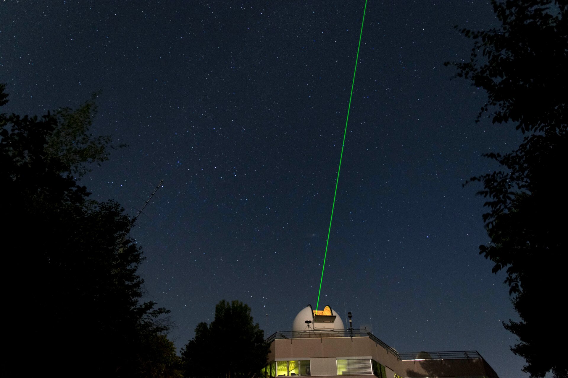 Die Grazer Laserstation am Observatorium Lustbühel