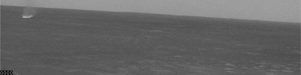 Dust devil on Mars