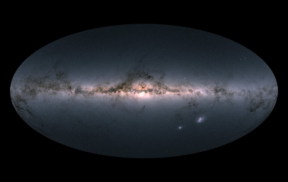 Obloha viděná očima observatoře Gaia