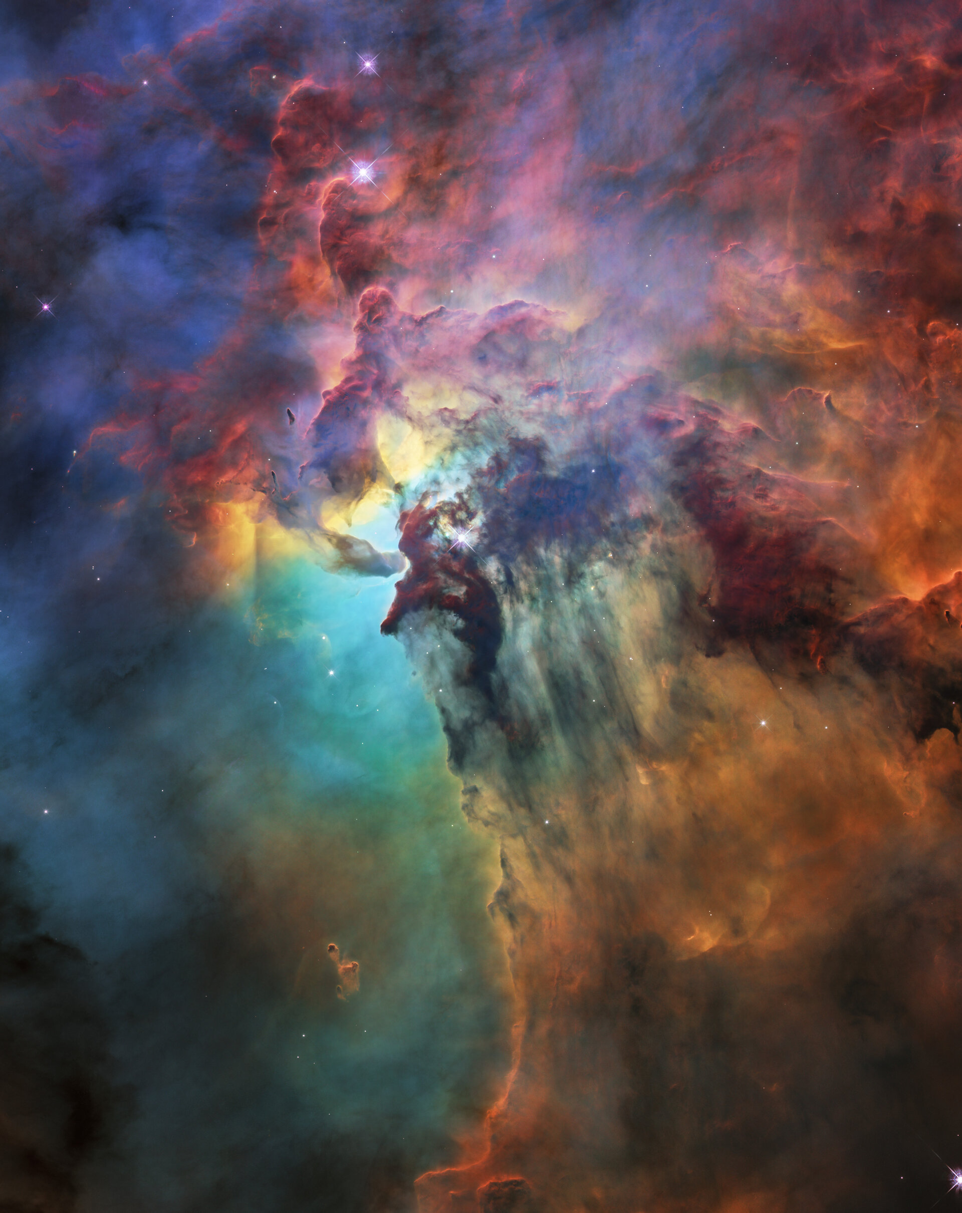 ESA - Hubble's 28th birthday picture: The Lagoon Nebula