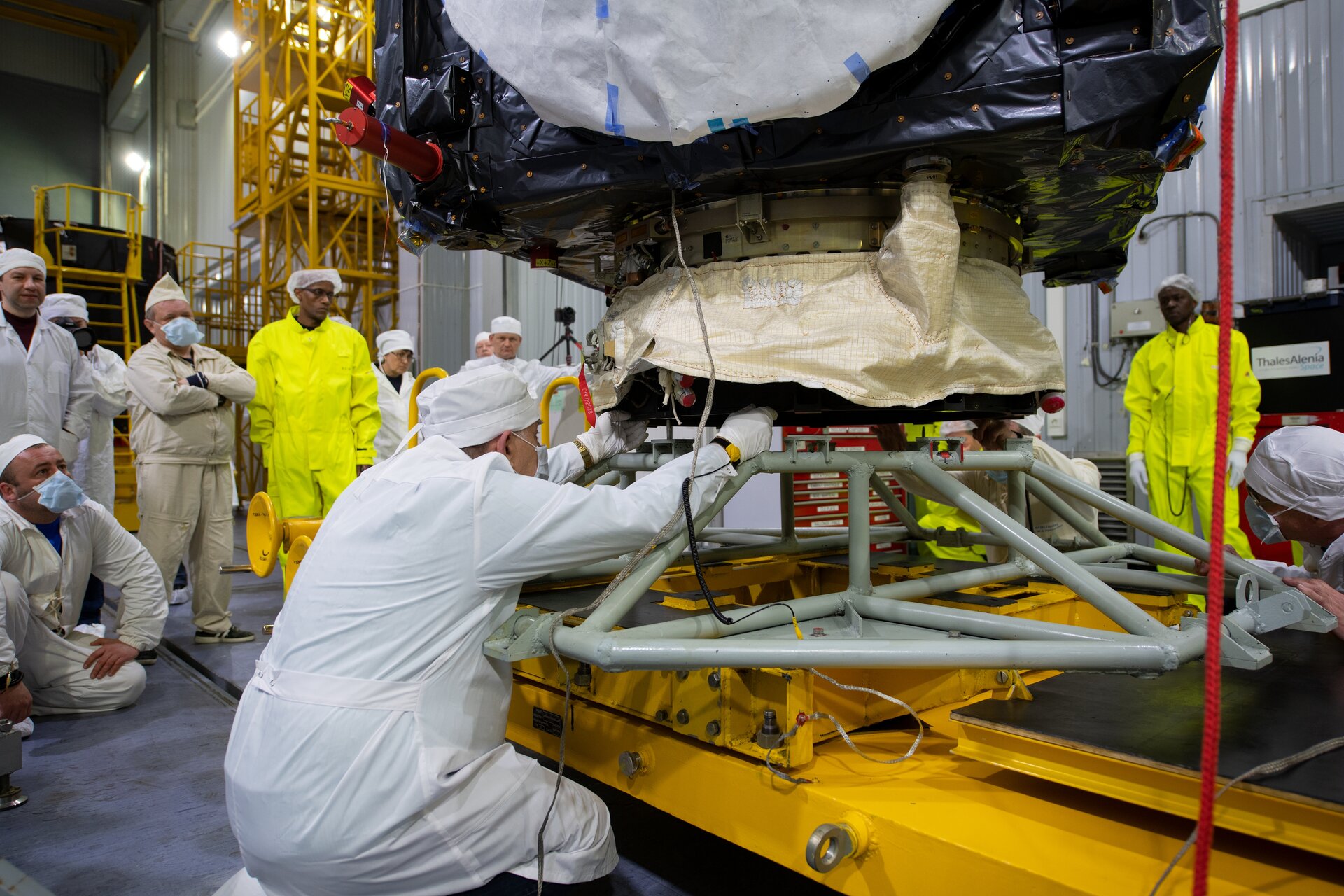 Sentinel-3B on the dolly