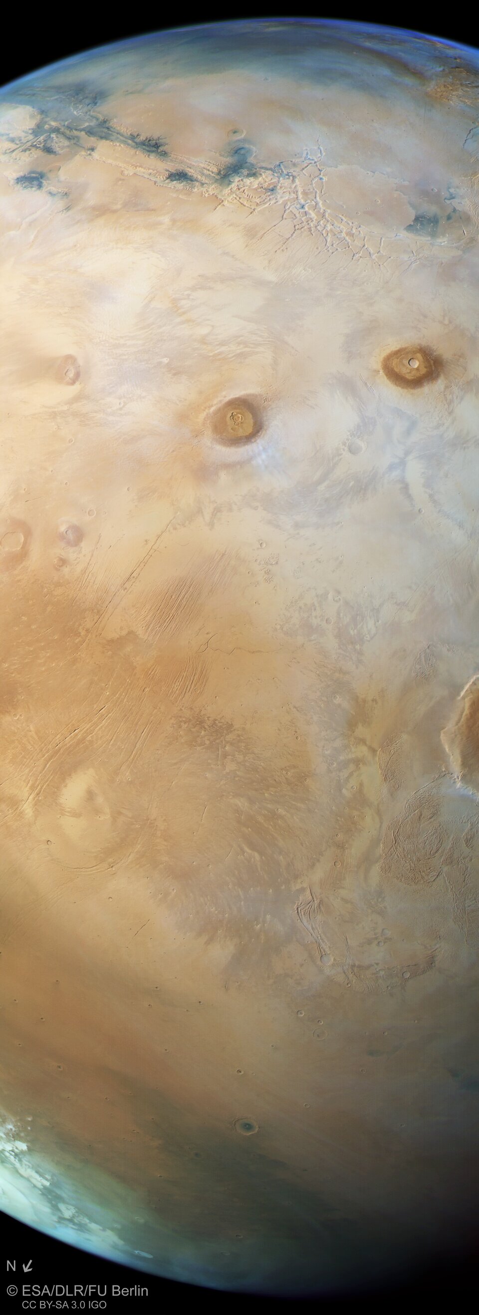Марс от горизонта до горизонта