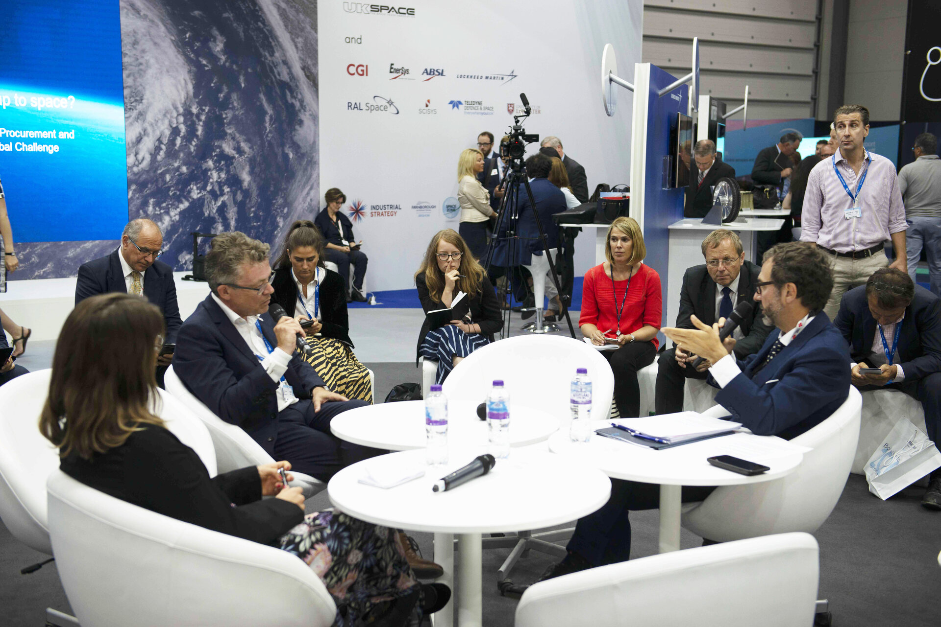 Space Day interactive talks at Farnborough International Airshow 2018