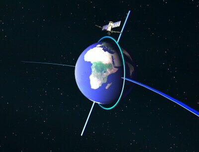El satélite SMOS en órbita heliosíncrona