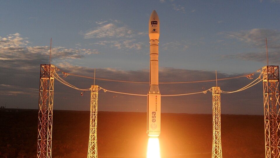 Aeolus lifts off on Vega