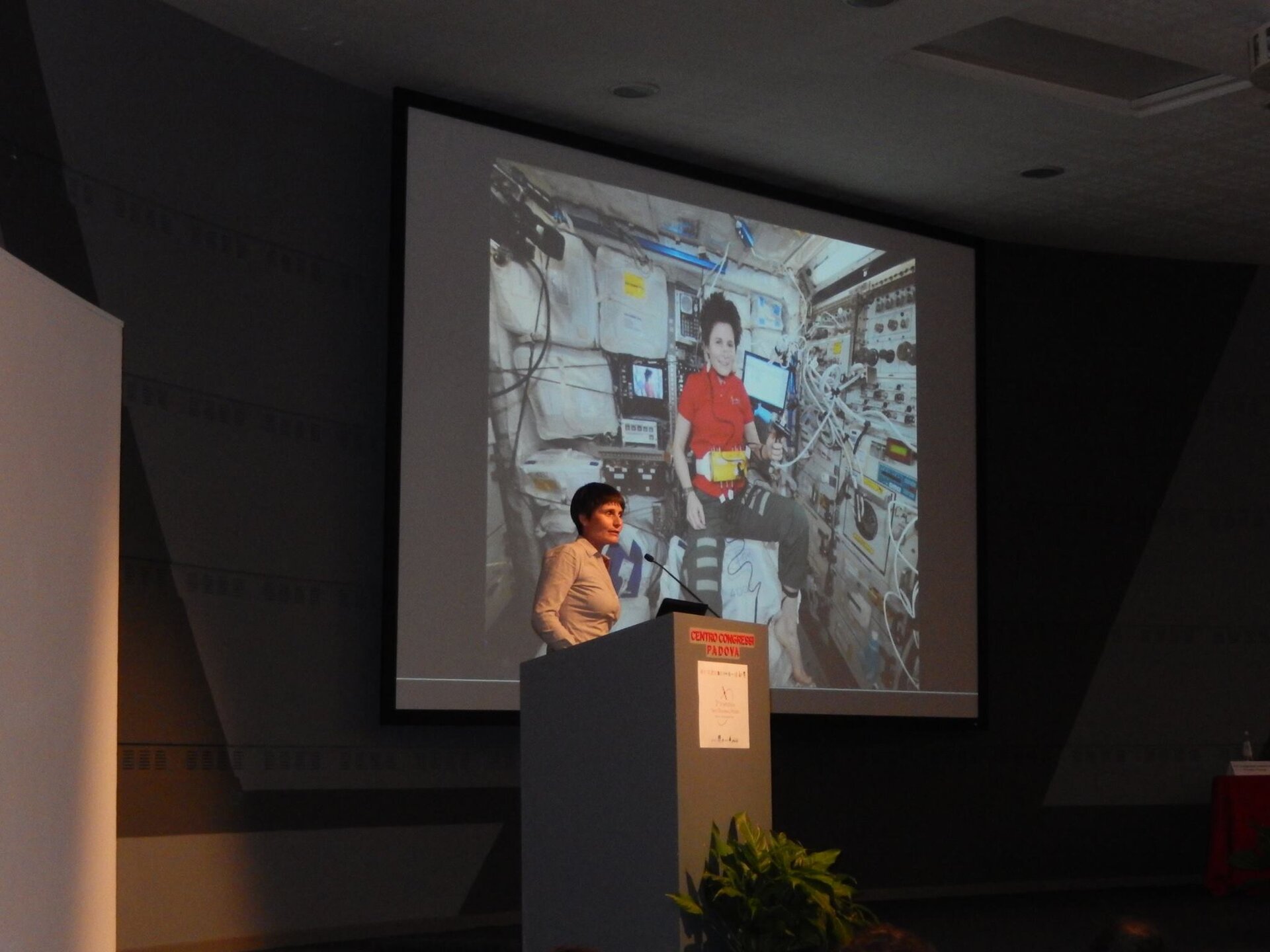 ESA Astronaut Samantha Cristoforetti at the 1st Symposium