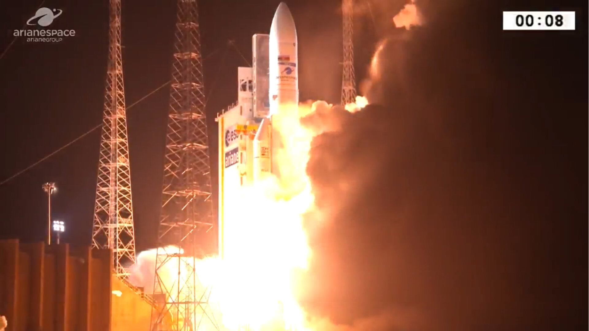 Ariane 5 liftoff