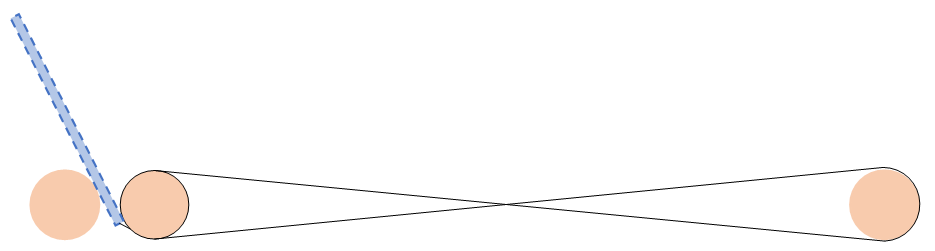 Figure 4: Strut locks in place against both cylinders