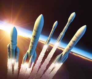 Artist's view of Europe's launcher family