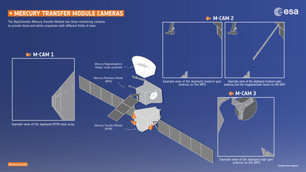 BepiColombo monitoring cameras