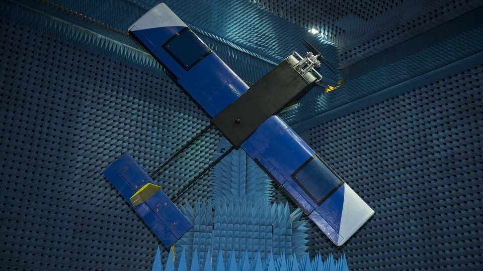Drone testing at ESA