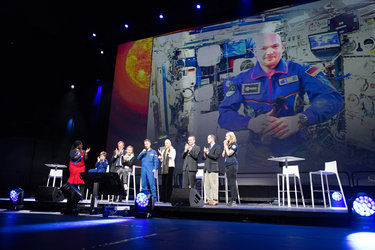 IAC2018 Public Day, in-flight call with Alexander Gerst 