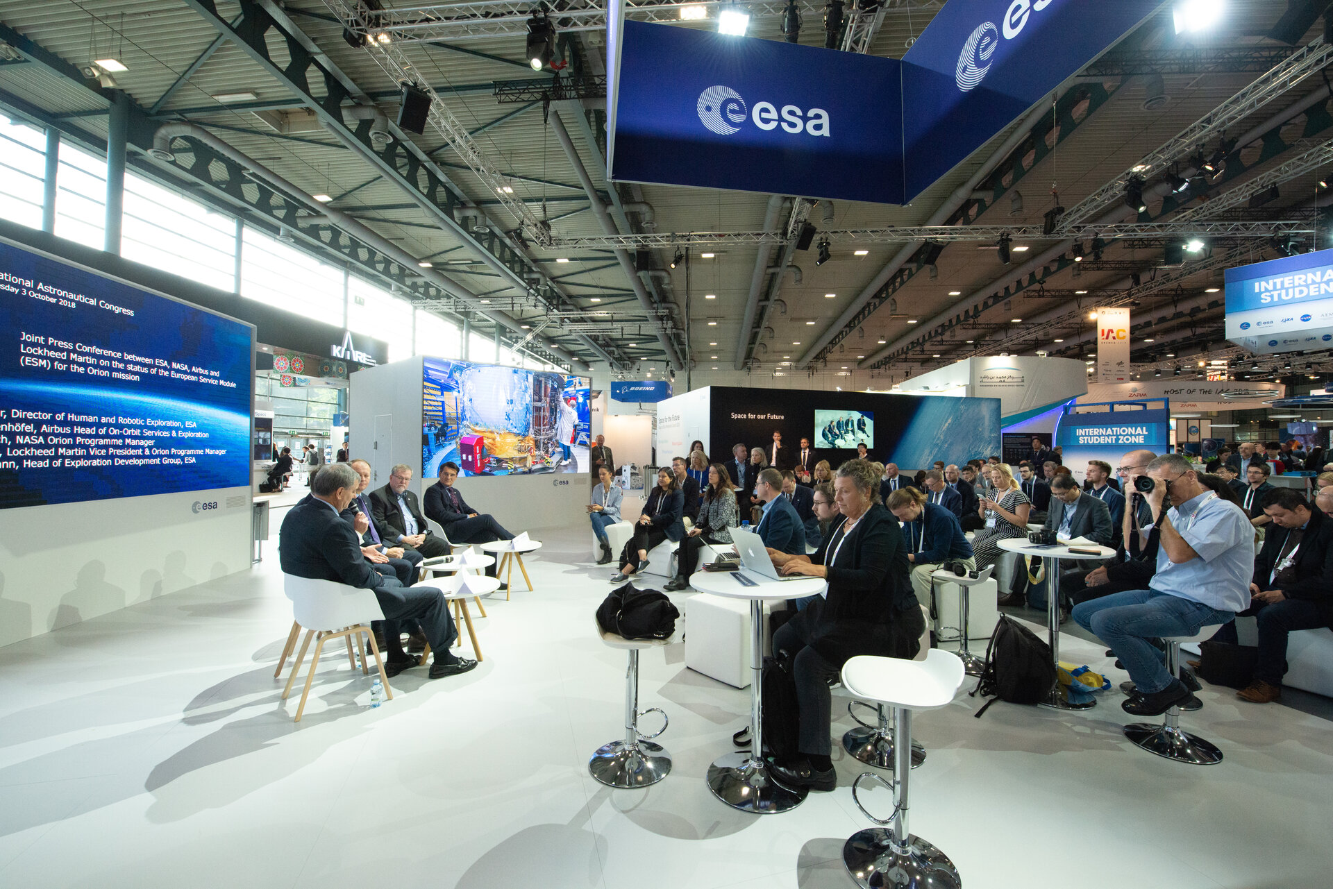 Joint Press Conference between ESA, NASA, Airbus and Lockheed Martin