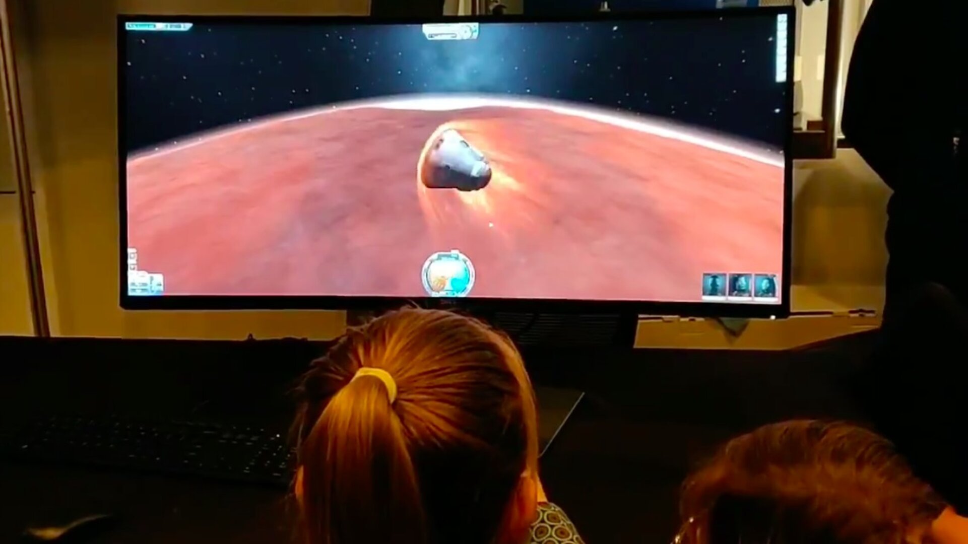 Landing on Mars during ESA Open Day