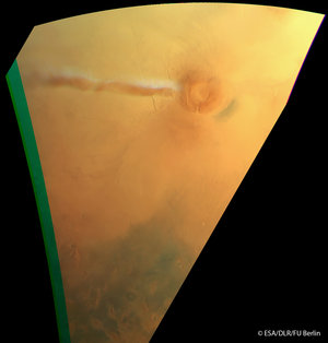 Mars elongated cloud – 21 September